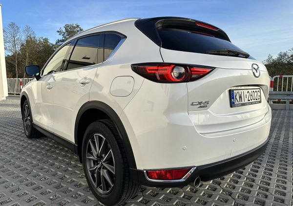 Mazda CX-5 cena 105900 przebieg: 102000, rok produkcji 2018 z Kraków małe 742